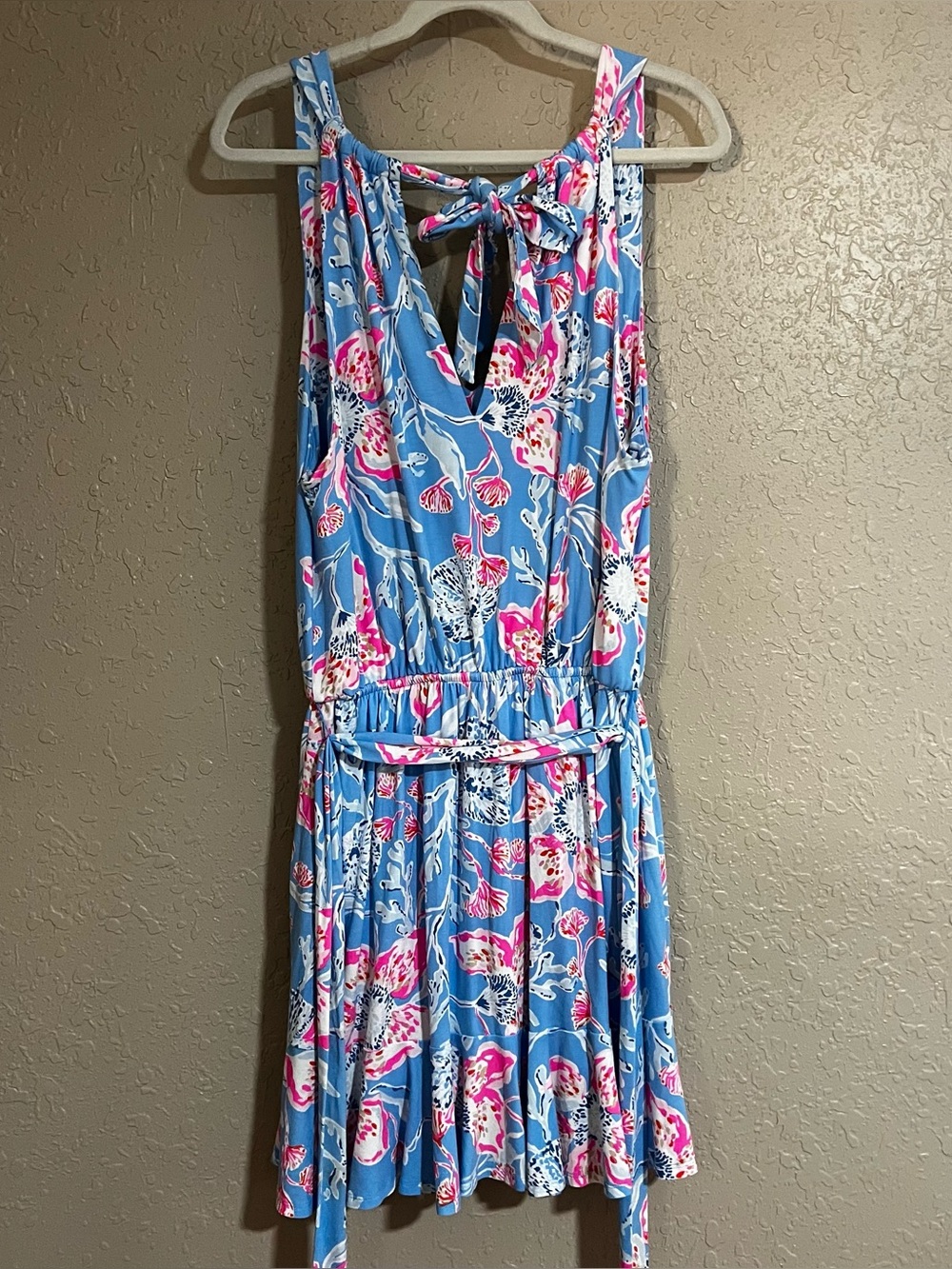 Lilly Pulitzer Camri Halter Romper  Bahamian Rhapsody Print Size XL - Picture 6 of 7